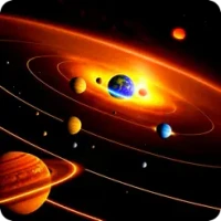 Solar System Planets: 3D Space