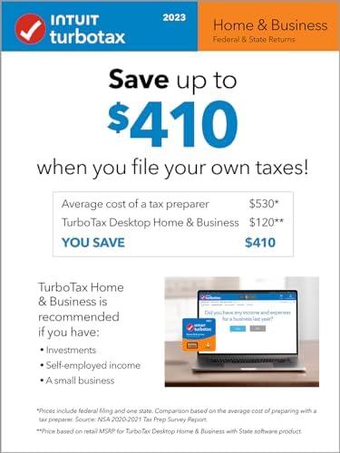 Unlock Your Tax Potential with TurboTax Home & Business​ 2023