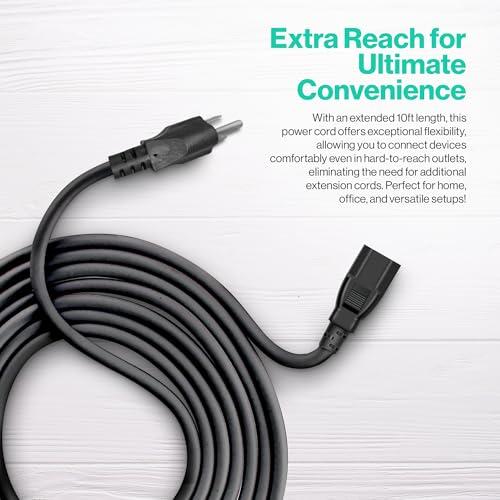 Reviewing ‍the 10ft 3⁤ Prong AC Power ‍Cord:⁣ Versatile and Reliable