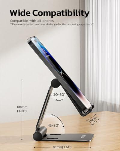 exploring the Nulaxy⁤ Dual Folding cell Phone Stand: Our Insights